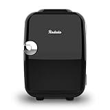 Radiola Mini Nevera Portátil para Maquillaje de 4 Litros, 12V y 220V, Compatible coche y caravanas, Función frio/calor, Vintage, RAMF4B