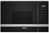 Siemens - Microondas Integrable IQ500, 60 cm, cookControl, Función Grill, 5 Niveles de Potencia, Control Táctil, 800W, Negro, BE525LMS0