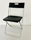 Ikea Silla Plegable Grunde, Negro