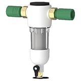 Filtro de agua de Pozo, Reutilizable Filtro de agua de Lluvia, TOOSOAR Sistema de Prefiltración para agua de Ciudad/Pozo, PP-R20+PP-R25
