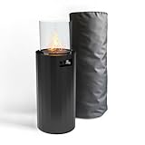 Chimenea de gas exterior BINO - Calentador portátil para jardín y terraza