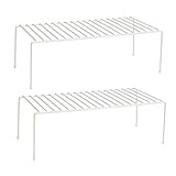 Lonian Organizador de Armario de Cocina, Estante de Almacenamiento para el hogar y la Cocina, Estante de Alambre Hecho de Metal para armarios de Cocina, encimeras, despensas, Alimentos y Utensilios,