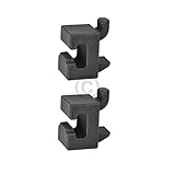 Socket compatible con Siemens 00637443 Soporte de cerámica delantero para rejilla de accesorios horno con microondas 2 unidades