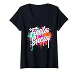 Mujer Fiesta Sucia Funny Fiesta in San Antonio Camisa Camiseta Cuello V