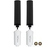 Renami Filtro de agua de repuesto para filtros negros Berkey® BB9-2® y filtros de fluoruro PF-2®, compatible con el sistema de filtro de agua por gravedad Berkey®, paquete combinado