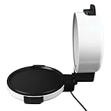 Máquina para Hacer Pan árabe de 12 Pulgadas, Máquina para Hacer Pan árabe, 2000 W, Horno de Pizza Eléctrico de 12 Pulgadas, Fondo Antideslizante, Cocción Rápida, Portátil para
