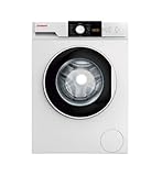 Corberó CLAV22712 Lavadora Gama Plus Carga Frontal, 7 Kgr, 1200 Rpm, Display LED, Color Blanco, 15 P., Inicio Diferido, Programa Antialérgico, ECOlógic, Lavado Rápido, Puerta Negra, E. Energética D