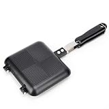 Sandwichera, Sartén de Aluminio Antiadherente de Doble Cara para Snacks, Sartén para Tostadas, Gofres, Desayunos