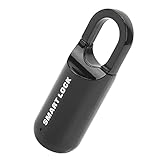 Cerradura de Huellas Dactilares, Seguridad Inteligente sin Llave Cerradura de Huellas Dactilares Candado de Huellas Dactilares con Sensor Táctil Capacitivo, Candado de Huellas Dactilares(Negro)