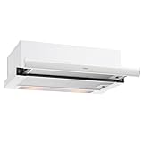 Teka CNL 6420.2 - Campana Extractora 60 cm, Extractor Cocina Extensible, 2 Velocidades + Intensiva, Campana Telescópica o Extraplana, Mandos Mecánicos e Iluminación LED, Color Blanco