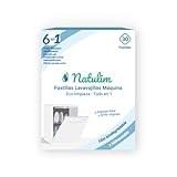 Natulim Pastillas de Lavavajillas Biodegradables e Hidrosolubles 6 en 1, 30 Uds - Limpieza Profunda, Abrillantador, Función Sal, Protección Cristal, Descalcificador, Efecto Secado Extra