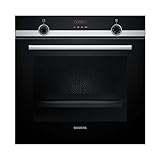 Horno Multifunción con vapor valueSteam SIEMENS HR574AER0 Limpieza Pirólisis $amp; humidClean 71L Cristal negro/inox