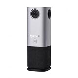 Cleyver ODHCAM 360°, cámara web de 360°, 6 modos de presentación, seguimiento de voz, encuadre automático, sensor CMOS Full HD, 4 micrófonos omnidireccionales, altavoz HD 3W, Plug&Play