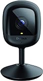 D-Link DCS-6100LH, Cámara IP WiFi para videovigilancia/seguridad, Compacta, Full HD, visión nocturna, control desde app, detecta sonido/movimiento y graba en la nube, Alexa, Google Assistant, WPA3