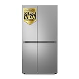 LG GSBC40PYPE - Frigorífico Side by Side, Serie 400, Linear Cooling, Multi AirFlow, Clasificación E, 641 L, Inox Antihuellas