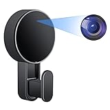 ZUNHAI Cámara espía oculta de 64 GB HD 1080P Mini cámara espía gancho para ropa de niñera, pequeña cámara oculta de seguridad con detección de movimiento para el hogar/oficina/sin aplicación