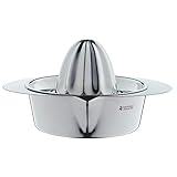 WMF Gourmet - Exprimidor Manual de Cítricos de Acero Inoxidable Cromargan, 13cm con Colador , Apto para lavavajillas