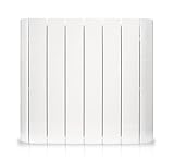HJM Emisor Térmico Cerámico Bajo Consumo MARNE 1500, Programación 24/7, Funciones Ahorro, Turbo Programable, 1500W, Blanco