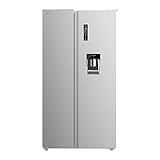 Cecotec Frigorífico Americano de 559 Litros Bolero CoolMarket SBS 562 Inox D. 177 cm de Alto y 90 cm Ancho, Clase D, Sistema Multi Air Flow, Total No frost, Motor Inverter Plus