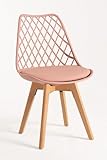 Regalos Miguel - Sillas Comedor - Silla Mima - Rosa Avellana