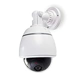 Nedis Camara de Seguridad Simulada Domo IP44 Blanco