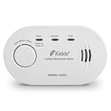 Kidde 5CO - Detector de monóxido de carbono con LED, diez años de vida