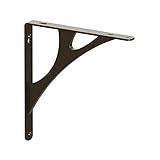 Knape & Vogt Made Manhattan - Soporte Decorativo para Estante (Bronce, 30,5 cm)