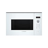 Bosch BFL523MW1F, Serie 4, Microondas, Empotrable, Blanco