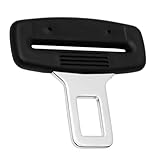 AUTOZOCO Hebilla De Cinturón De Seguridad De Coche Universal Negro, Anti Alarma del cinturón Seguridad, desactivador Alarma cinturón Seguridad, Apto para Cinturones de 5 cm