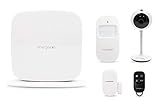 Energeeks - Sistema de Alarma Wifi - Protección Hogar - Incluye Cámara IP 1080p, Sirena, y Sensores de Movimiento/Apertura - Hasta 60 Sensores Adicionales - App Móvil - Conectividad con Alexa y Google