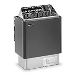 Uniprodo Horno De Sauna Estufa Eléctrica UNI_SAUNA_G9.0KW (Manejo sencillo, Para tamaño de sauna: 9 - 13 m³, 9 kW, De 30 a 110 °C)