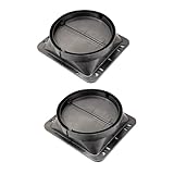 ADOCARN Base De Válvula Antirretorno Para Campana Extractora De Cocina 2 Unidades 150 Mm Material Pp Diseño Simple Fácil Instalación.