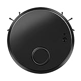 Limpiador de piso inteligente 3 en 1, multifuncional auto recargable inteligente robot de barrido aspirador seco húmedo barrido aspirador fuerte succión robot limpiador para oficina en casa (negro)