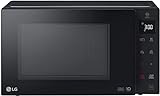LG MH6336GIB - Microondas de encimera con grill, 23 litros, 1150 W, Smart Inverter, display digital, Color Negro
