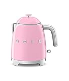 Smeg KLF05PKEU electric kettle 0.8 L 1400 W Pink