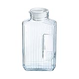 Luminarc Quadro Jarra Vidrio, capacidad 2L, diámetro 145 mm, Transparente, 1 unidad