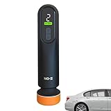 Vbnuyhim Pulidora de coche a batería, pulidora de coche, cera portátil, máquina de pulido recargable y potente con velocidad ajustable para pulir y encerar