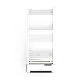 CREATE / Warm Towel Advance/Toallero eléctrico con Calefactor y WiFi Blanco / 51,5x11x115,5 cm/Control Desde la App, Pantalla LDC, 2 potencias, tecnología PTC, deteción Ventanas Abiertas, 1000W