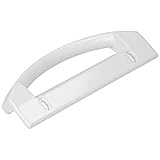 Kenekos - Tirador de puerta para frigorífico, color blanco, compatible con AEG Electrolux Zanker Zanussi 2062808015 Quelle 02209047, tirador de nevera, abrepuertas, tirador de puerta del congelador