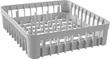 HENDI Cesta de Lavavajillas para Vasos - con 40 Pivotes de Soporte - 400 x 400 x (H)110 mm