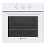 Aspes Horno Multifunción Básico Blanco AH3800EB. Capacidad 76 Litros, 2300W, 3 Programas, Interior Esmaltado, Fácil Limpieza, Eficiencia Energética Clase A