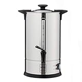 METRO Professional Cafetera/Urna de café GCM4007, Caldera Catering Comercial, acero Inoxidable, 6.75 L, 45 tazas, 950 W, indicador nivel de agua, función conservación del calor, plata