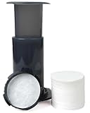 Filtro Cafe 500pcs,Redondos & 64 mm,Filtros de Papel Microfiltros,Sin Blanquear Natural,Filtros Papel Desechables para Máquinas de Cafetera