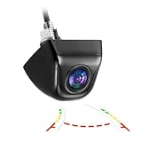 Epronic HD1080P/NTSC Cámara Trasera Frontal para Coche, IP68 Cámara de Marcha Atrás a Prueba de Agua con Visión Nocturna Clara, Ancho Angulo de Visión de la Cámara de Seguridad para Camiones RV Pickup