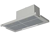 AEG DPE5960M Campana extractora extraíble, 90 cm, 3 velocidades + intensivo, Potencia hasta de 660 m3/h, Nivel de ruido 60 dB(A), Panel incluido, Luces LED, Inox, Clase A