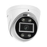 Foscam Cámara de Vigilancia IP T5EP, Audio, Sirena, PoE, Detección Humana, ONVIF Blanca