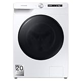 Samsung WD10T534DBW/S3 - Lavasecadora Estándar Serie 5 Lavadora 10.5 kg y Secadora 6 kg, con tecnología de Inteligencia Artificial y EcoBubble, Carga Frontal, Inverter, AirWash, Color Blanco