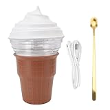 Máquina de Fabricantes de Helados, ABS Poste Congelado Homenado Hielo Novato Hielo Harga USB Suministros de Cocina para Hacer Batidos de Helado Yogurt Congelado 5V