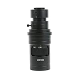 Microscopio 36MP 2K 1080P 60FPS H_DMI USB cámara de microscopio de vídeo electrónico 100X 130X 200X 500X Zoom Lente de Montaje en C for detección de Placa Base(200X)