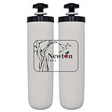 NEWTON Gravity Water Filtro | Vela de cerámica de alta capacidad | Compatible con Doulton Ultra Sterasyl | Compatible con British Berkefeld, Berkey, etc. (2 paquetes)